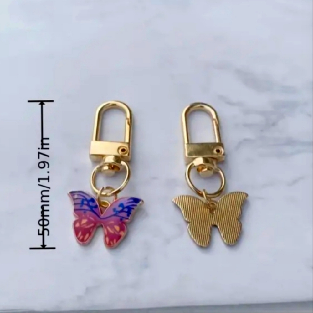 Butterfly Purse Charm/Keychain - Picture 2 of 6